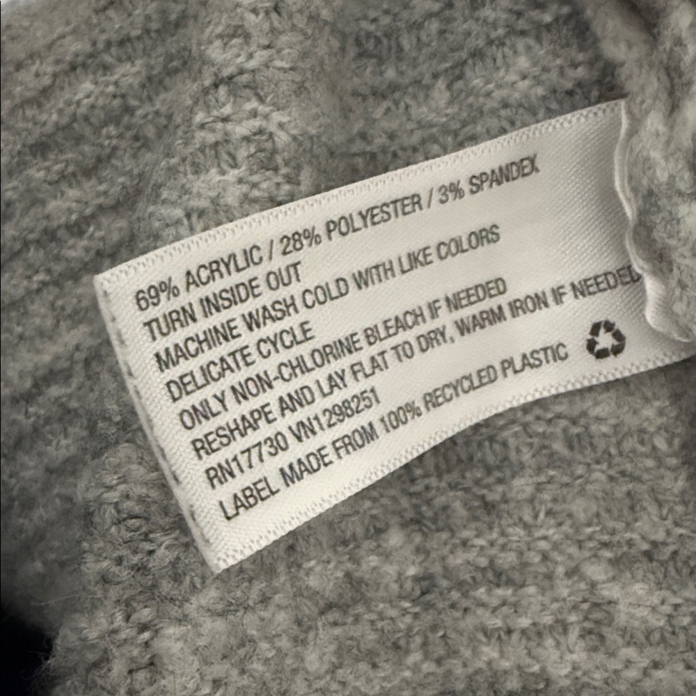 Universal Thread Light Gray Open-Front Long Cardigan - Picture 4 of 6